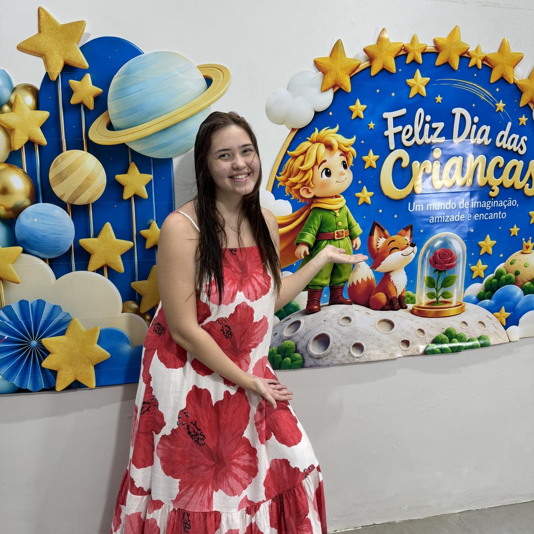 🌟✨ Cenário Dia das Crianças — Tema Pequeno Príncipe