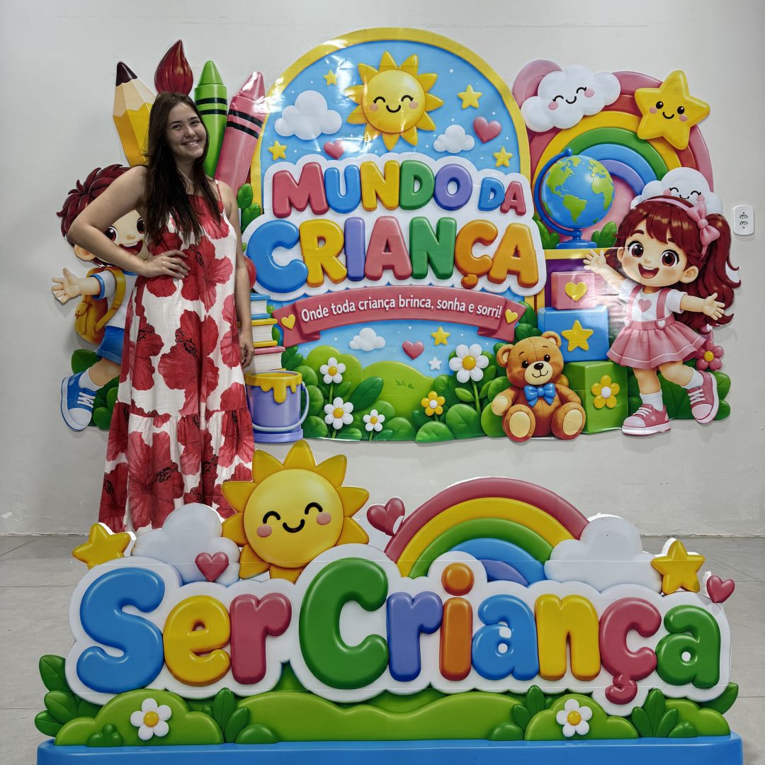 🌈✨ Cenário 3D — Mundo da Criança