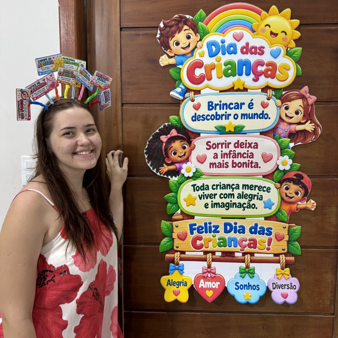 🌈✨ Placa de Porta — Dia das Crianças