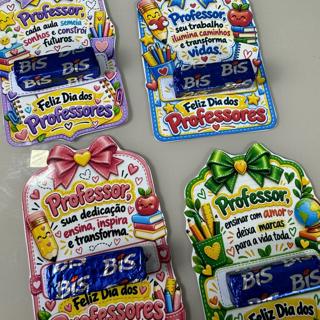 🍫✨ Lembrancinha Dia dos Professores — Bis da Gratidão