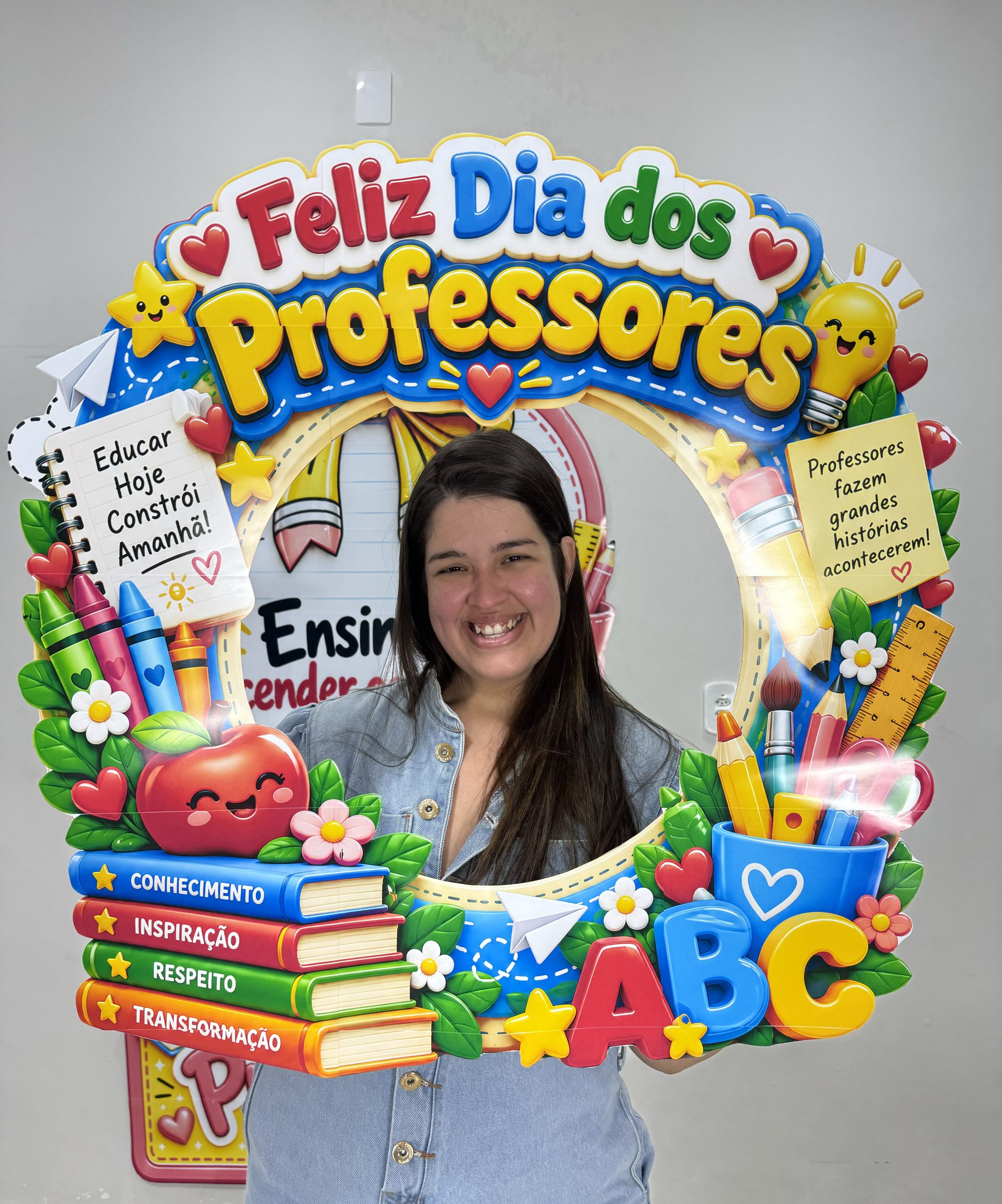 📚✨ Moldura para Foto — Dia dos Professores