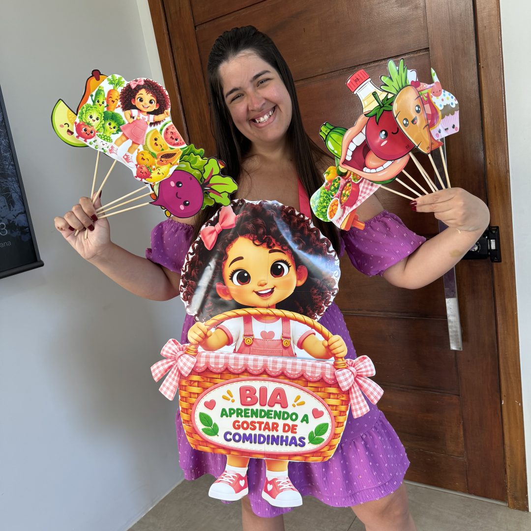 🍎🥕 História Interativa — Bia Aprendendo a Gostar de Comidinhas 🍓🥦