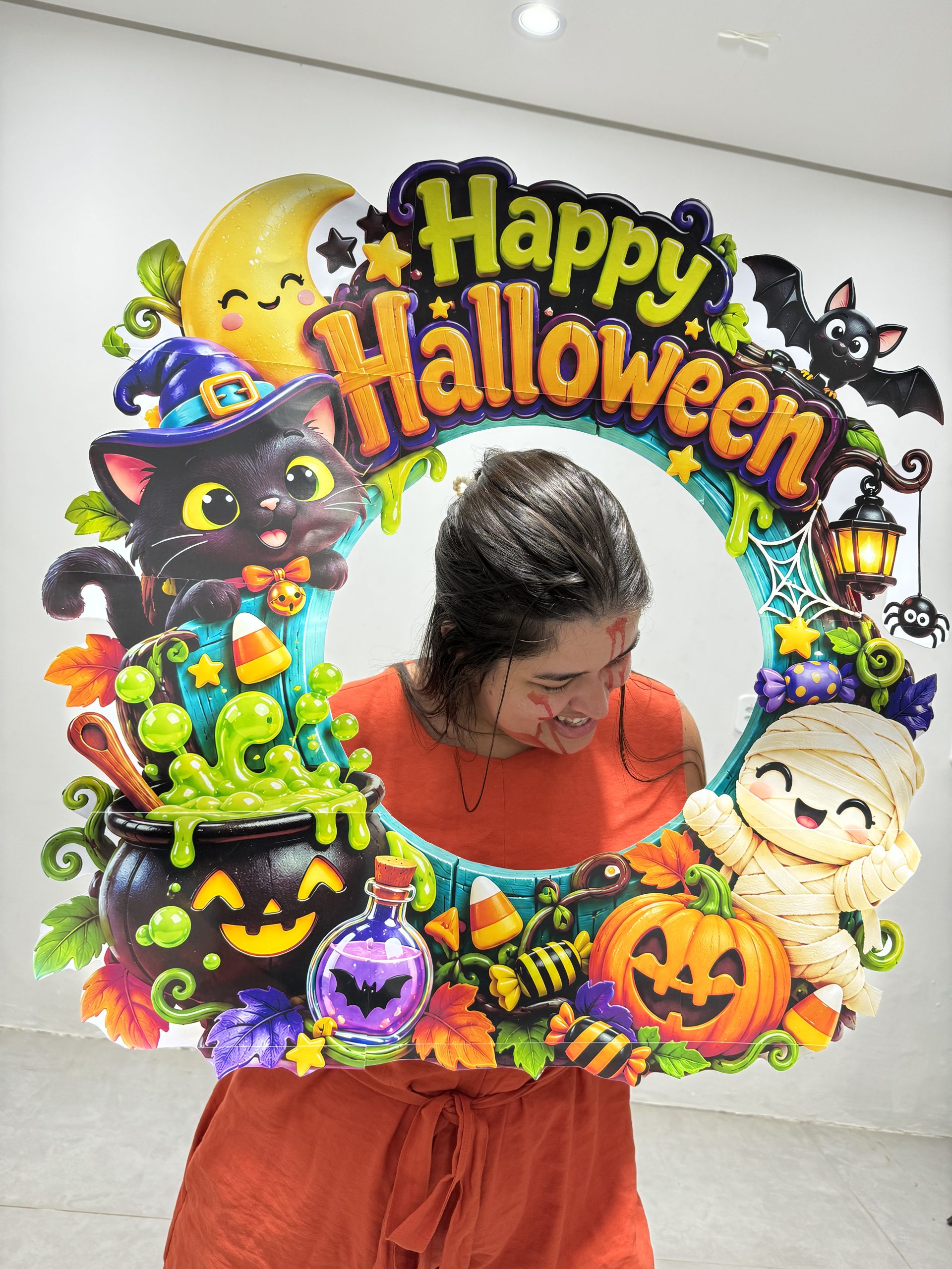 🎃👻 Moldura para Foto — Happy Halloween 🧙‍♀️🦇