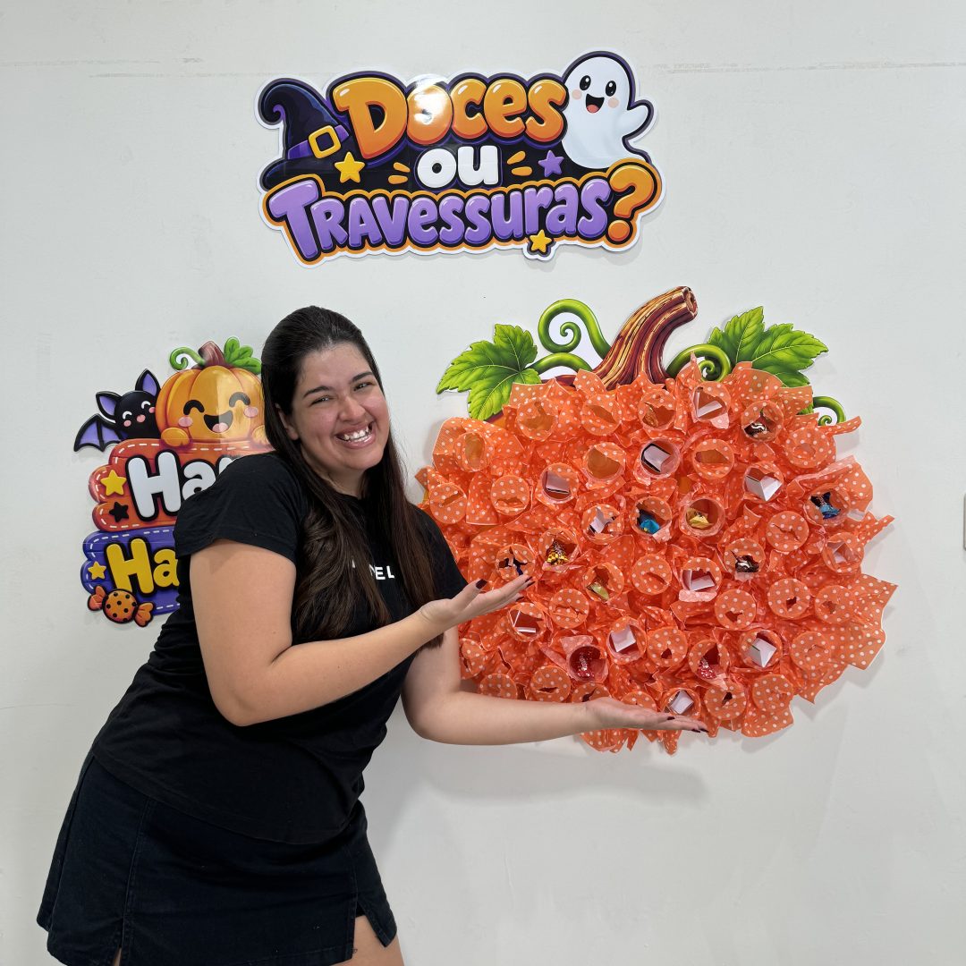 🎃🍬 Painel Interativo — Doces ou Travessuras? 👻💜
