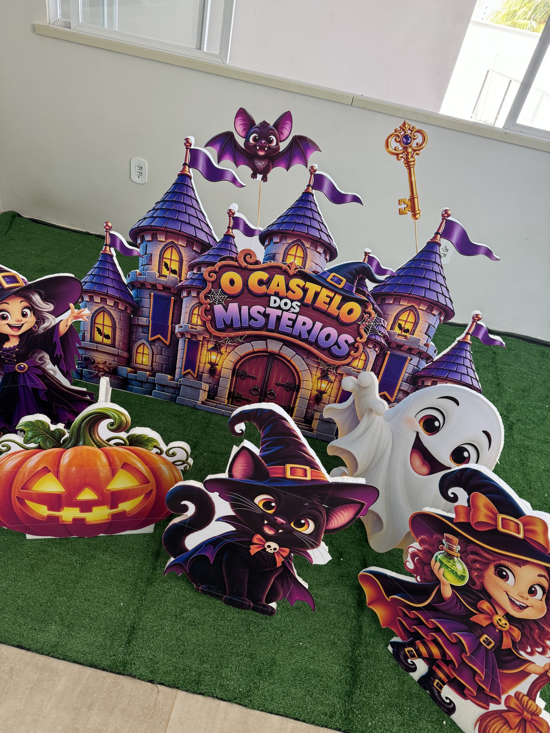 🏰🎃 Cenário de História — O Castelo dos Mistérios 👻🦇💜