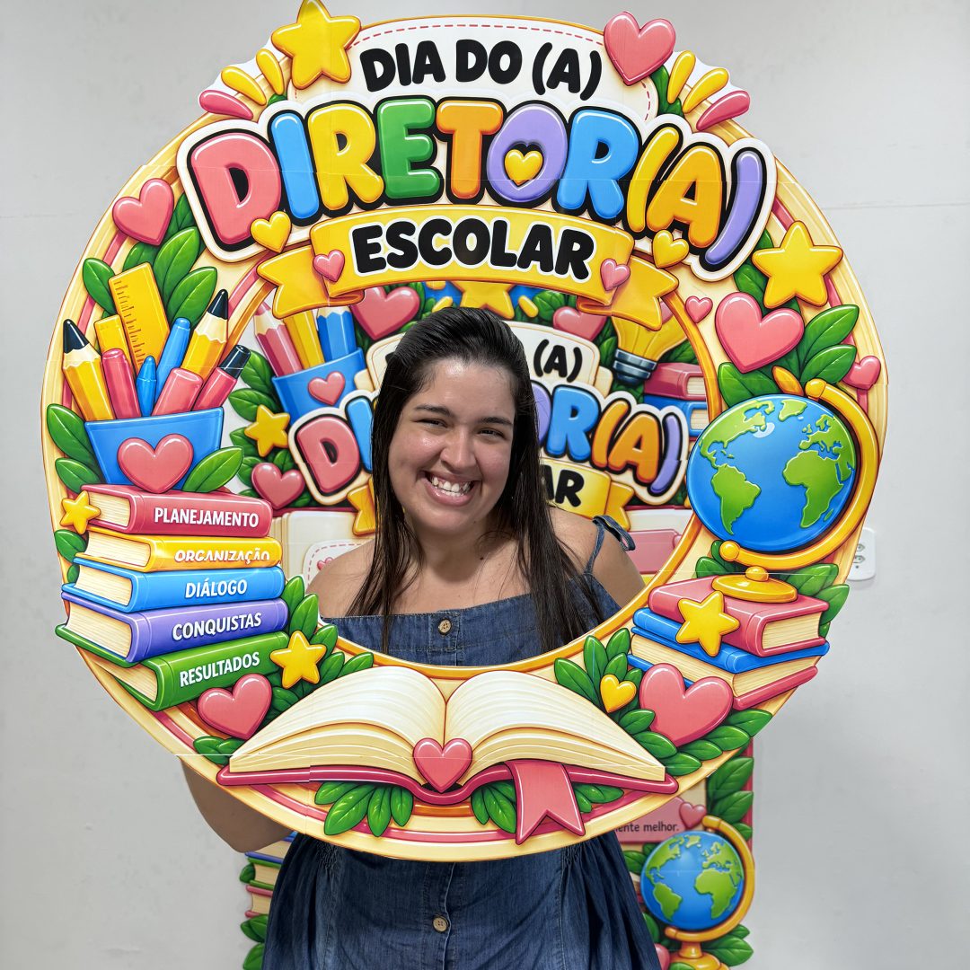 📚❤️ Moldura para foto Caminhos da Educação — Dia do(a) Diretor(a) Escolar! 🥰✨