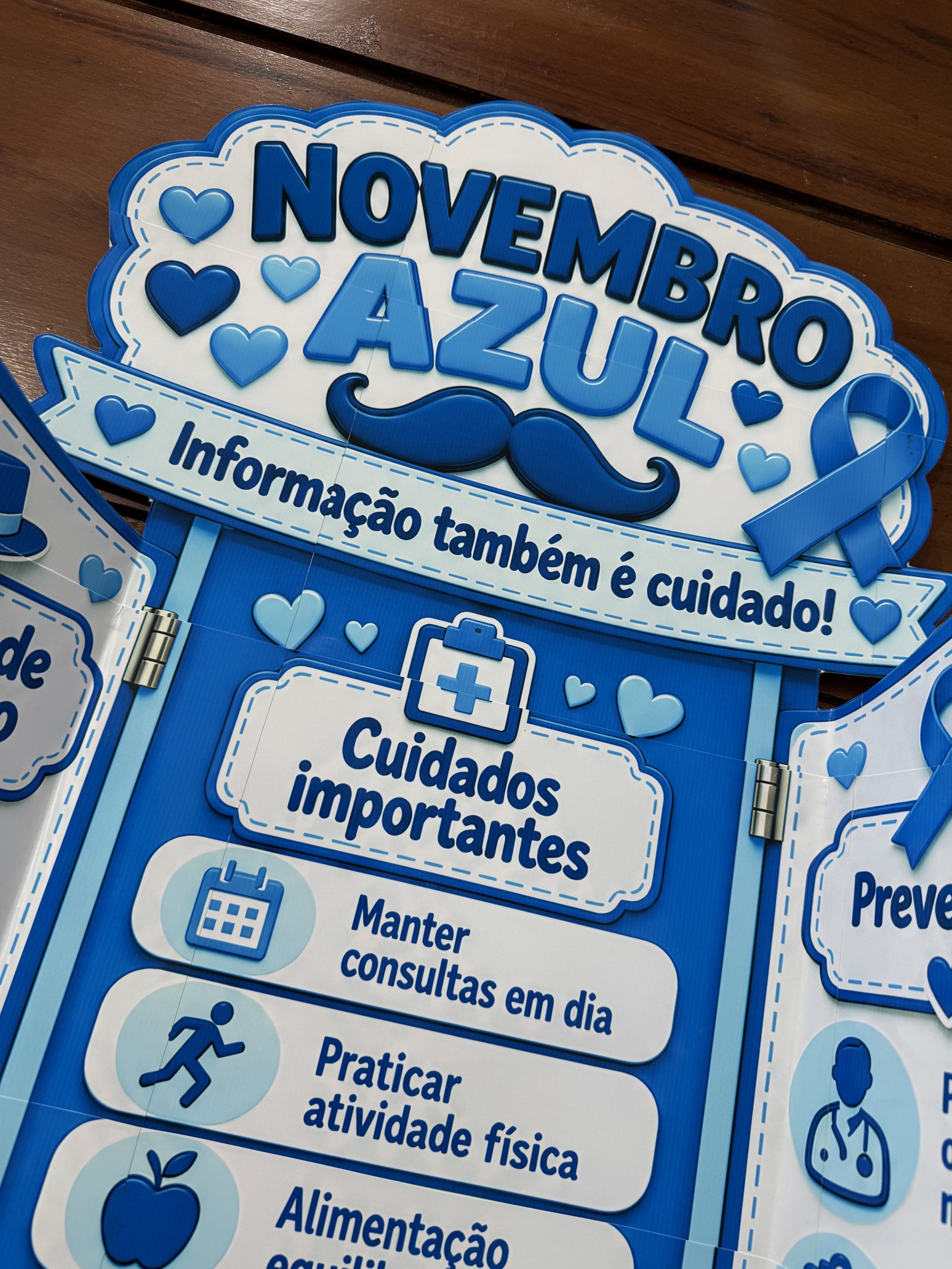 💙🩺 Placa de Porta Informativa — Novembro Azul 💙 - Imagem 5