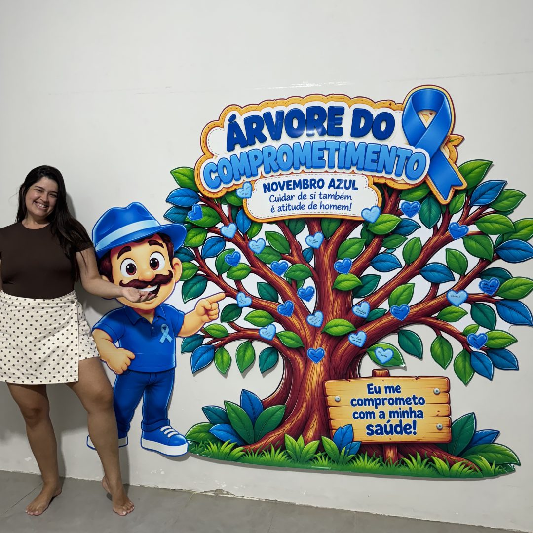 💙🌳 Árvore do Comprometimento — Novembro Azul! 💙