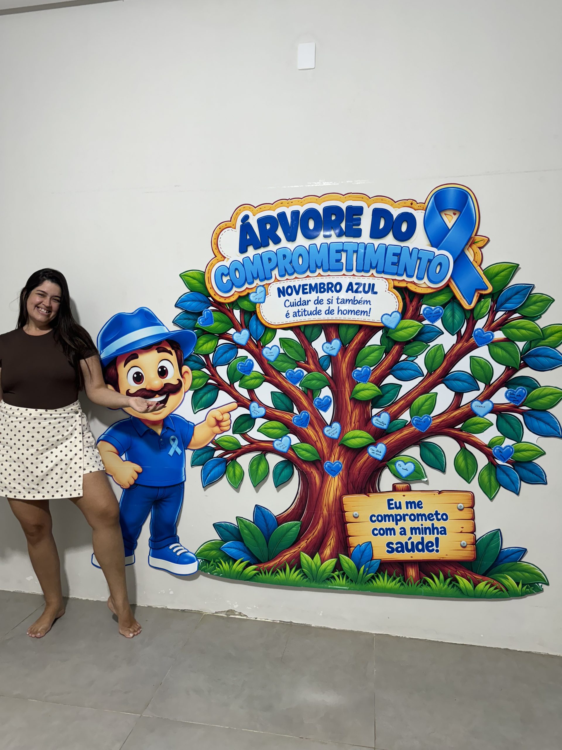💙🌳 Árvore do Comprometimento — Novembro Azul! 💙