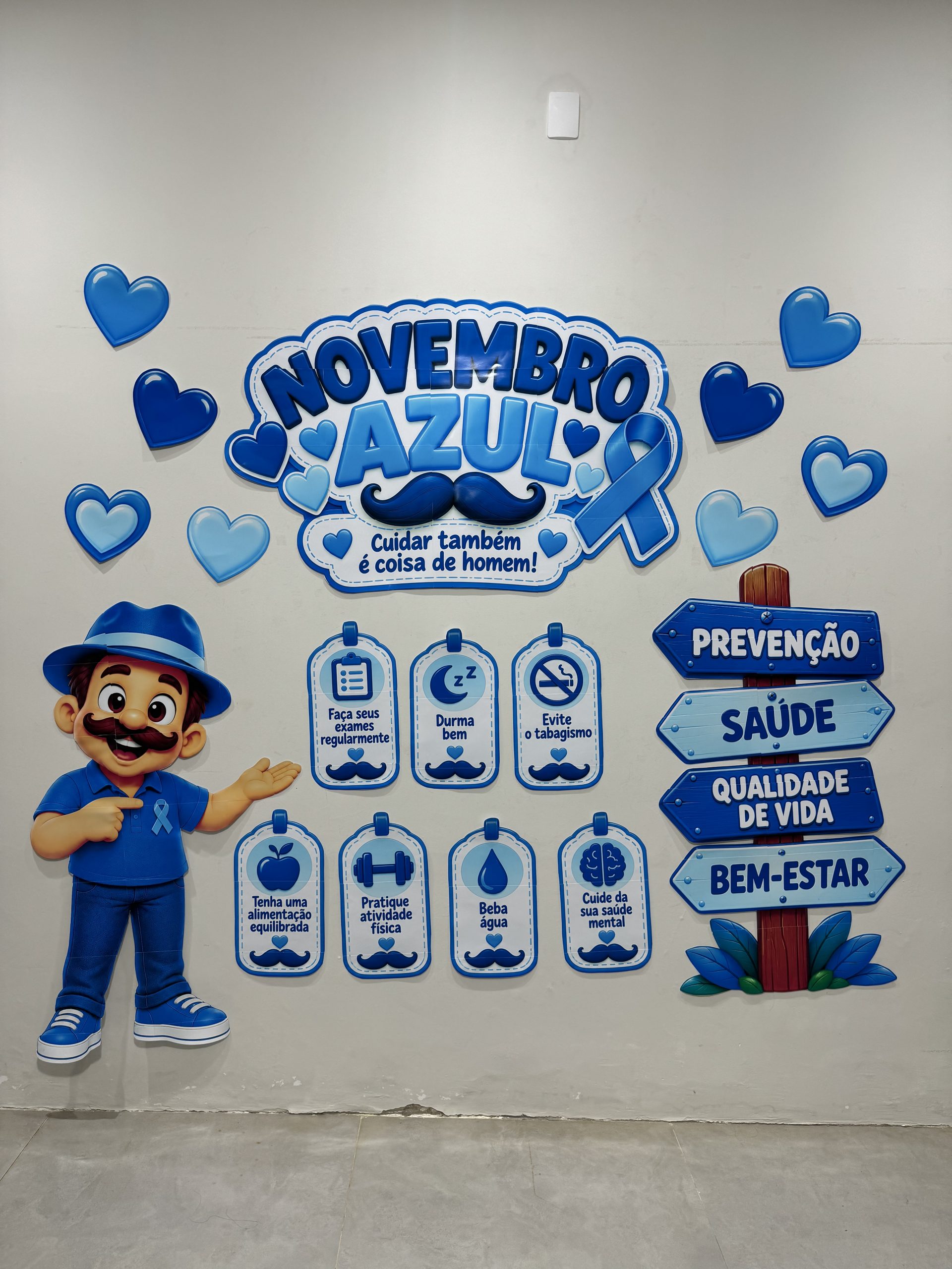 💙✨ Painel Novembro Azul — Caminhos do Autocuidado! 💙 - Imagem 2