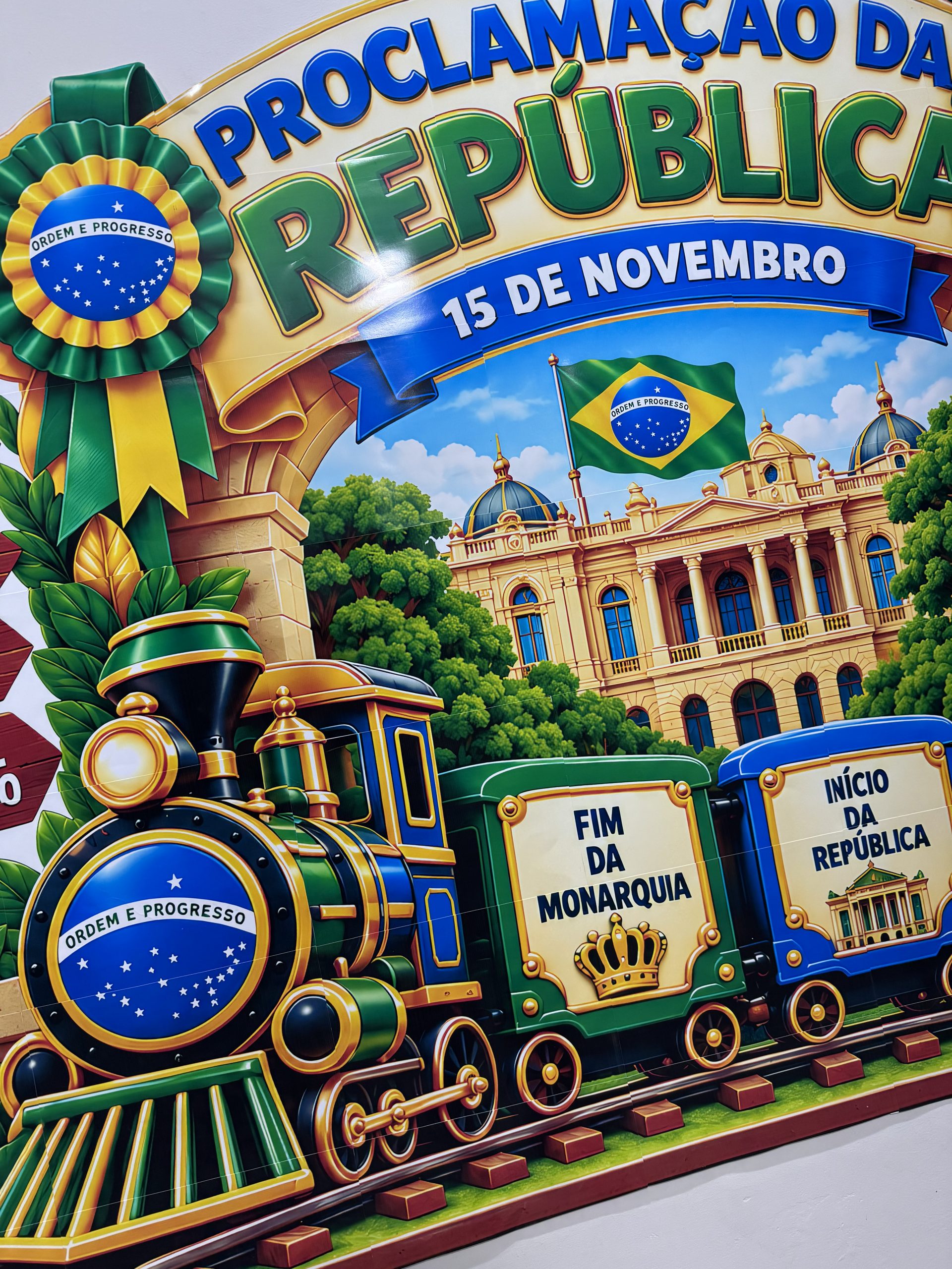 🇧🇷✨ Painel Informativo — Proclamação da República! 🚂💚💛 - Imagem 8