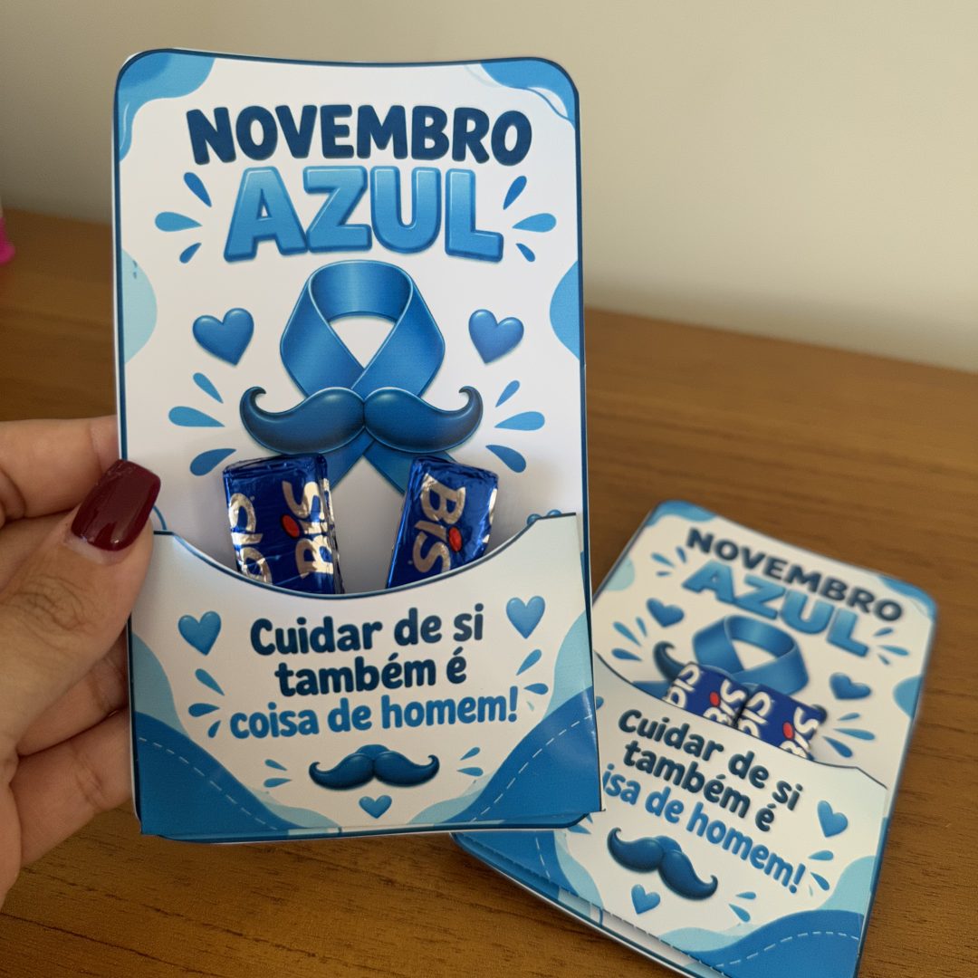 💙✨ Porta-Lembrancinha — Novembro Azul! 💙