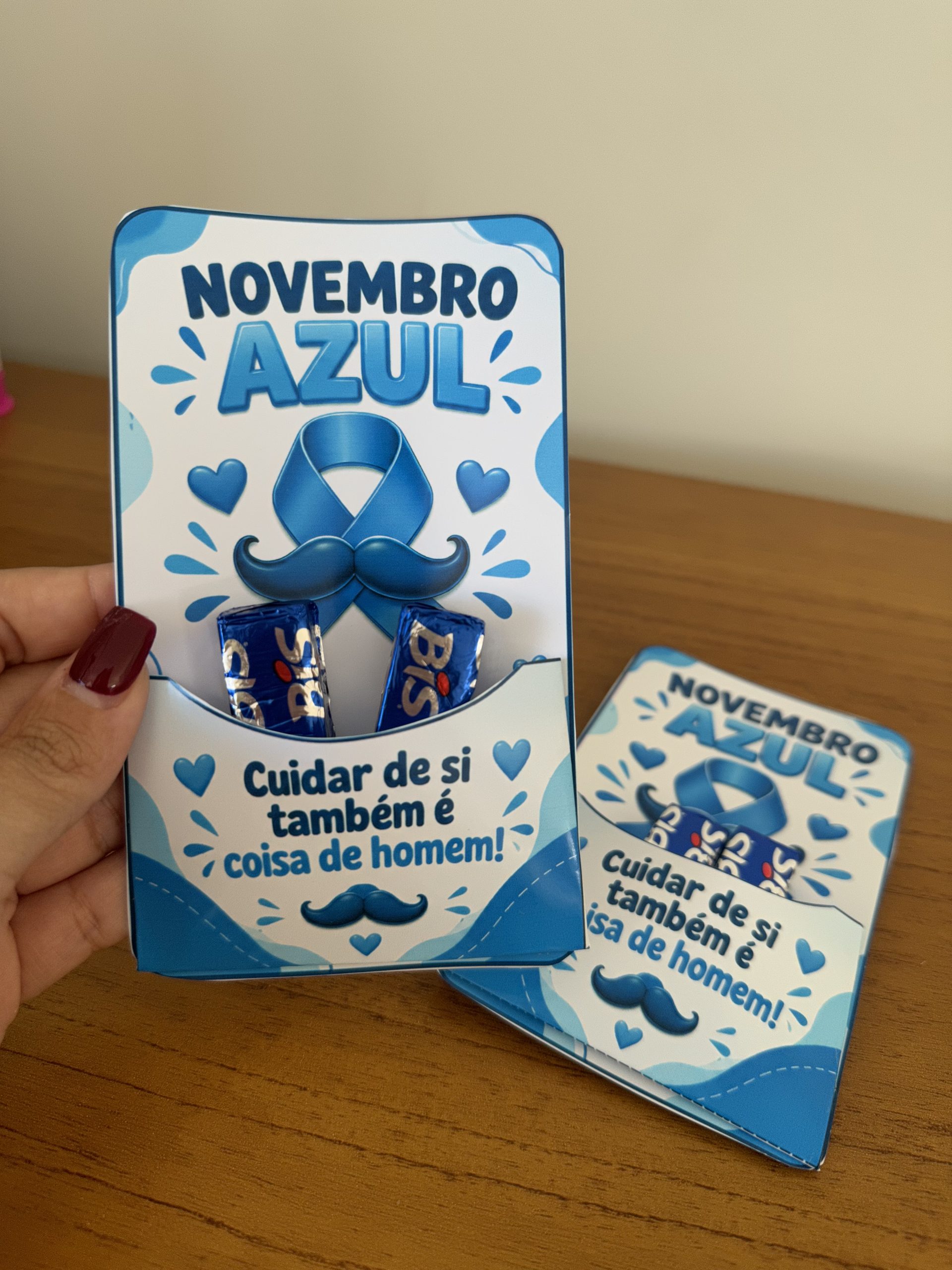 💙✨ Porta-Lembrancinha — Novembro Azul! 💙