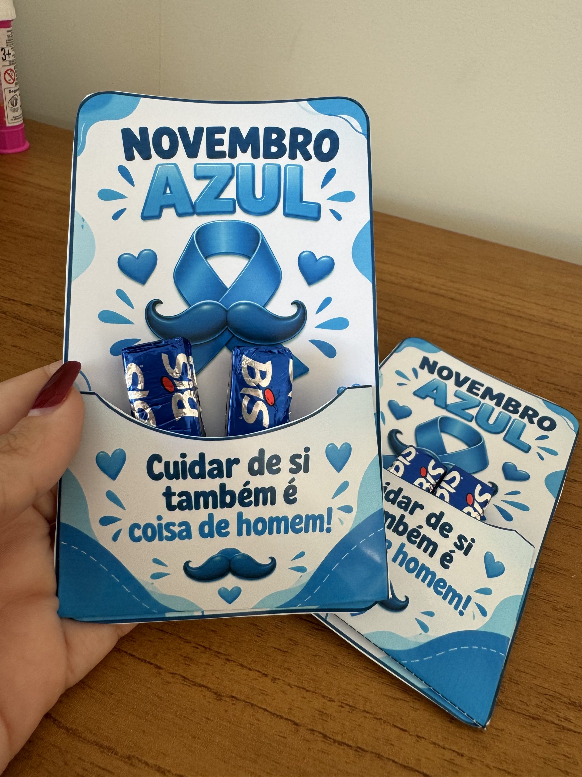 💙✨ Porta-Lembrancinha — Novembro Azul! 💙 - Imagem 7